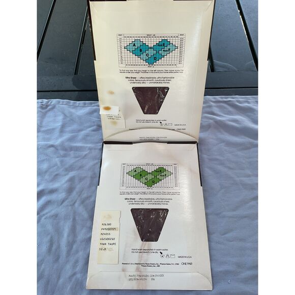 Vintage Hanes Ultra Sheer Tummy Control Pantyhose Style 710 - Picture 1 of 4